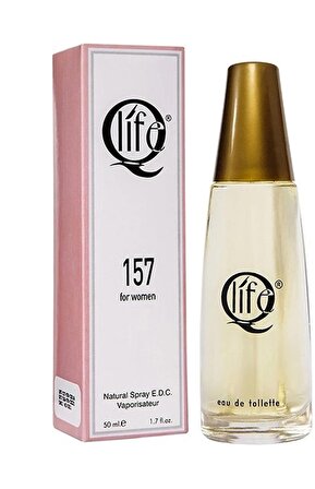 Qlife Kadın Parfüm 50 ml No: 157 LA VİE EST BELLE
