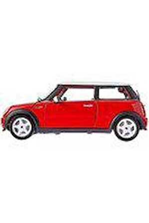 1:18 Mini Cooper 2001 Kırmızı Model Koleksiyon Araba