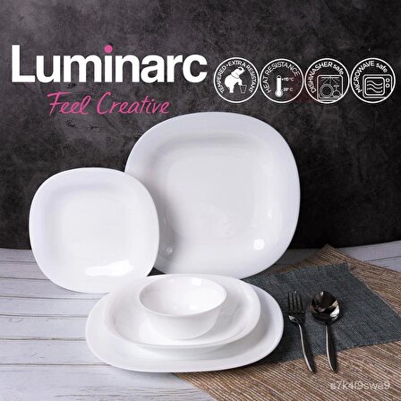 Luminarc Carine Temperli Beyaz 38 Parça Yemek Takımı