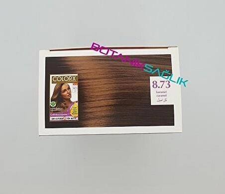 Colorx Saç Boyası İkili Set - 8.73 KARAMEL