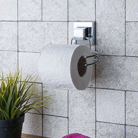 Banyo Tuvalet Kağıdı Askısı Paslanmaz Krom Yapışkanlı EasyFix