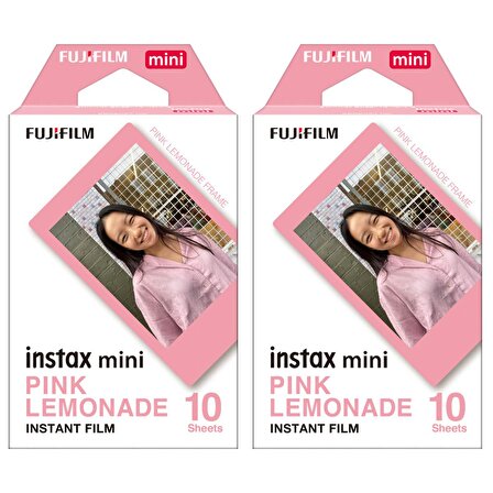 Instax mini Pink Lemonade 10x2 Film Seti