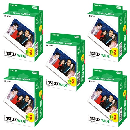 Instax Wide 20'li Film 5'lİ Set 100 Poz