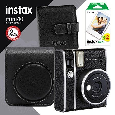 Instax mini 40 Fotoğraf Makinesi ve Hediye Seti 1