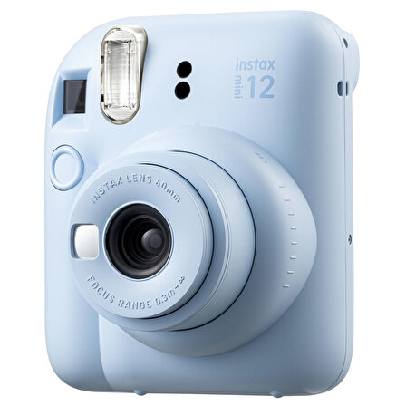 Instax mini 12 Mavi Fotoğraf Makinesi ve Fotoğraf Çerçeve Seti