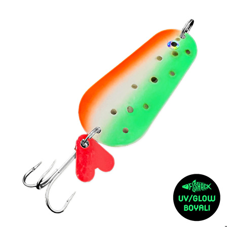 Fishack Fighter Turna/Levrek Kaşığı 28 gr Renk:5 (UV Boyalı)