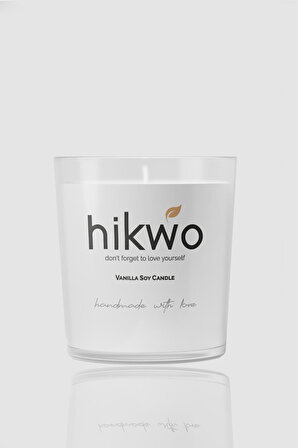 Hikwo – Vanilya Kokulu Soya Wax Bardak Mum