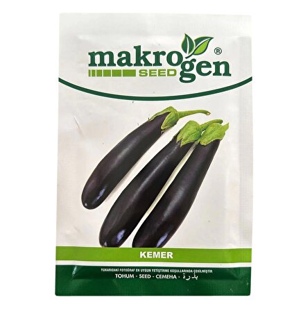 Makrogen Kemer Patlıcan Tohumu 25gr Paket
