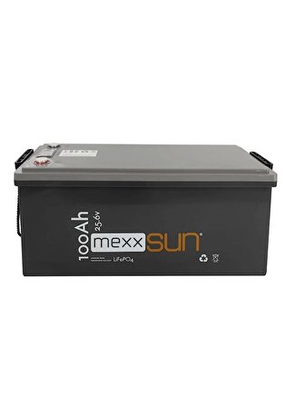 MEXXSUN Lityum Akü 25,6V 100Ah (LiFePo4) 2560Wh