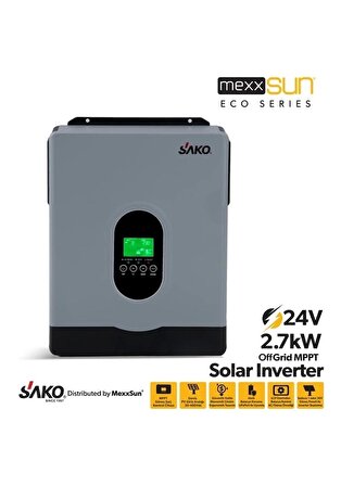 SAKO E-SUN 24 Volt 2.7 KW Tam Sinüs Mppt Akıllı İnverter 450 VDC