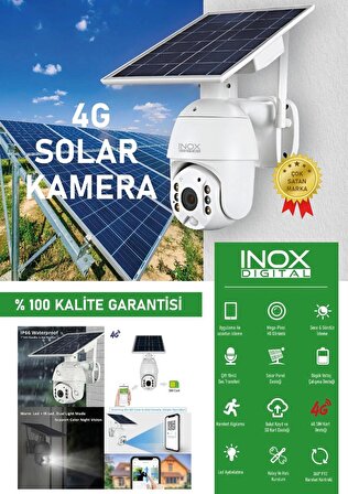 Inox 216 IPC 2 MP PTZ Solar Güneş Enerjili Kamera