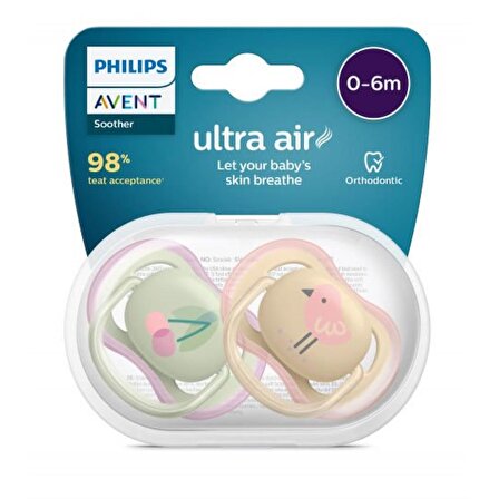 Philips Avent Ultra Air Emzik 0-6 Ay 2li Kız