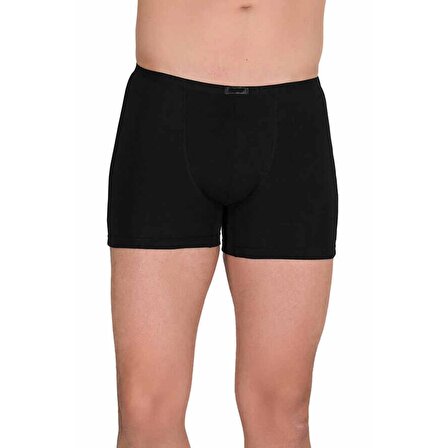 Erkek Modal Boxer Short Siyah 4488B