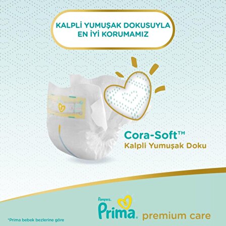 Prima Premium Care Bebek Bezi Ekonomik Paket 2 Beden 60 Adet