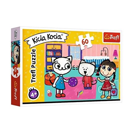 17343 Kicia Kocia Kitty Cat With Friends 60 Parça Puzzle -Trefl Puzzle