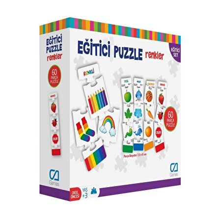 Games Eğitici Puzzle Renkler 60 Parça 5029