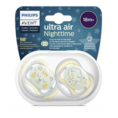 Philips Avent Ultra Air Gece Emziği 18+ Ay