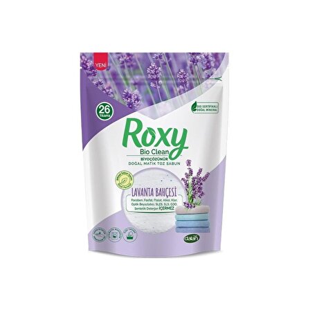 Roxy Bio Clean Doğal Matik Toz Sabun Lavanta Bahçesi 800 Gr