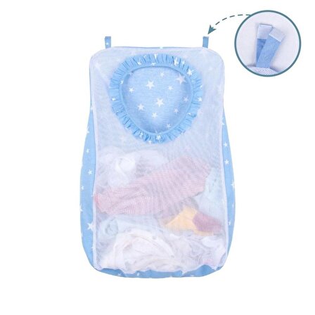 Sevi Bebe Kirli Çamaşır Torbası ART-83 Mavi Yıldız