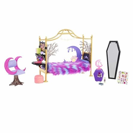 HHK64 Monster High™ Clawdeen Wolf™ Yatak Odası Oyun Seti 1-30 Kasım Erkol Özel Kampanya Fiyatı