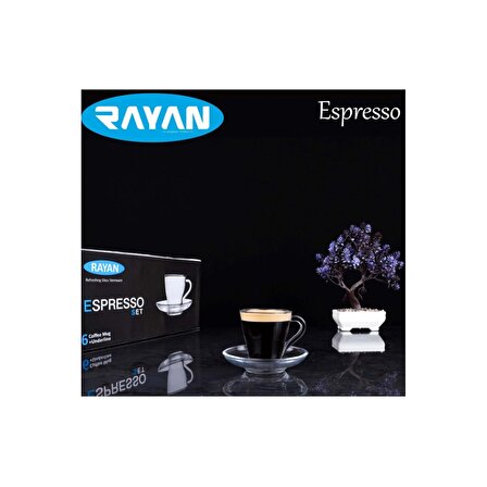 Rayan 6'lı Espresso Bardak Seti