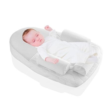 BabyJem Kiraz Çekirdekli Antikolik Uyku Yastığı Air 426 Beyaz