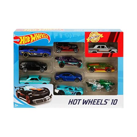Hot Wheels Araba Seti 10lu 54886