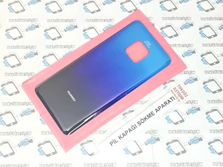 Huawei Mate 20 Pro Arka Pil Batarya Kapağı Renkli (Cam) (210819807)