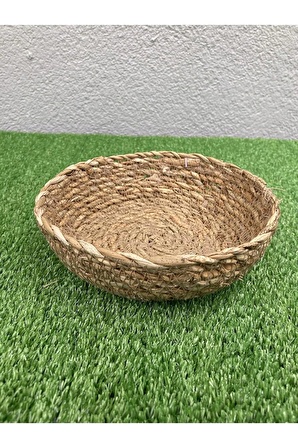 Dekoratif Yuvarlak Çerezlik Sepeti 15cm 6 ADET