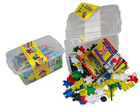 Çocuk Zeka Oyunu Flexy Tangles 150 Plastik Kutuda