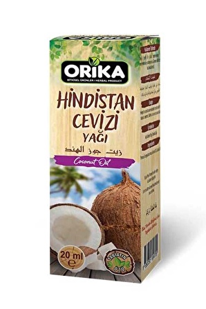 Hindistan Cevizi Yağı 20 Ml.