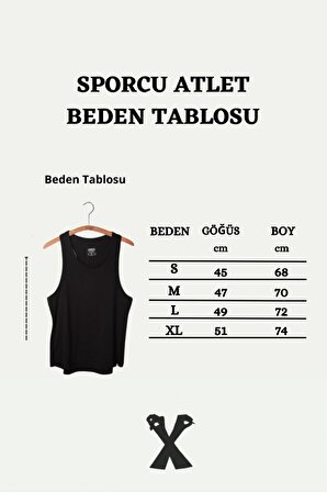 Halter Baskılı Erkek Fit Y-Back Gym Fitness 2'li Kolsuz Sporcu Atleti Tişörtü