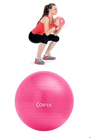 20 Cm Pembe Mini Jimnastik Egzersiz Denge Pilates Topu