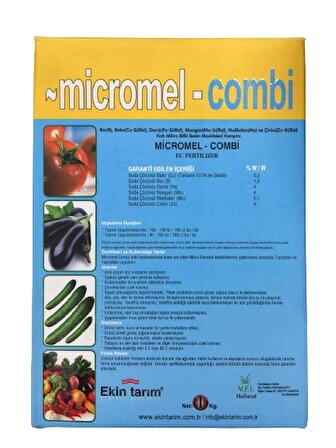 Micromel Combi Yaprak Gübresi Meyve Sebze 1kg Fındık Kivi