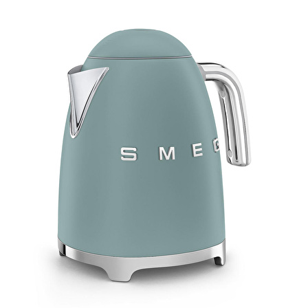 Smeg 50'S Style Special Edition Mat Zümrüt Yeşil Kettle ve 1x2 Ekmek Kızartma Makinesi Seti