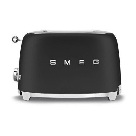 Smeg 50'S Style Special Edition Mat Siyah Kettle ve 1x2 Ekmek Kızartma Makinesi Seti