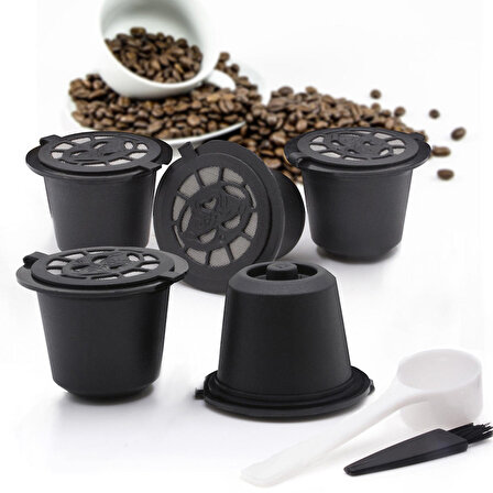 4 Adet Doldurulabilir Nespresso Kahve Kapsülü
