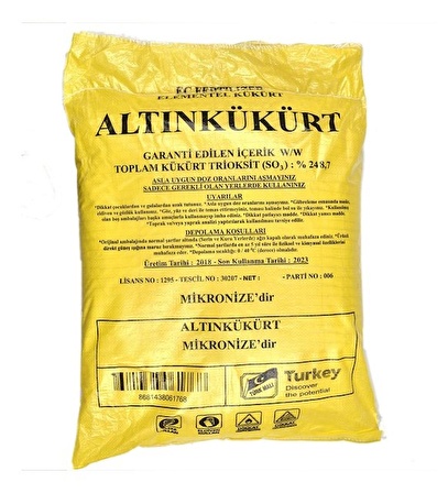 Altın Toz Kükürt D100 25kg