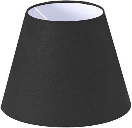 Lambader Başlık Siyah Konik Şapka 38x30x22 Cm Dekoratif Özel Yüksek Kalite Kumaş