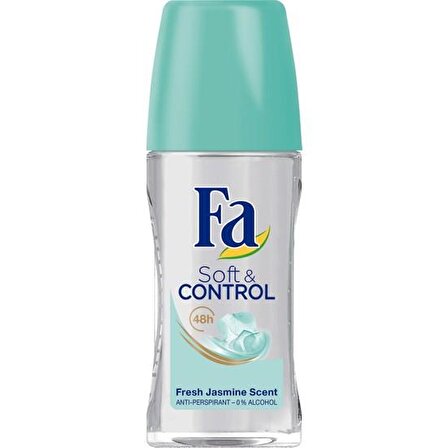 Fa Soft & Control Pudrasız Leke Yapmayan Kadın Roll-On Deodorant 50 ml