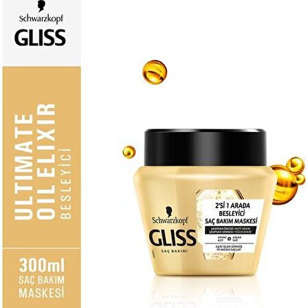 Gliss Ultimate Oil Elixir Bakim Maskesi 300ML
