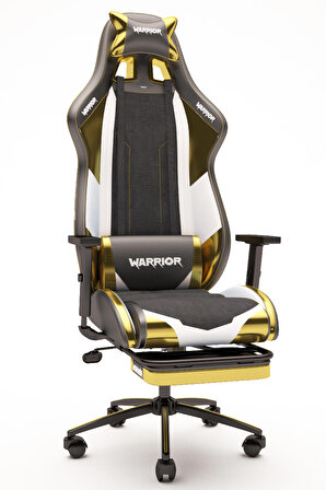 Warrior Scorpion Oyuncu Koltuğu - Gold - Ayak Uzatmalı Bilgisayar Sandalyesi - 1575C1201