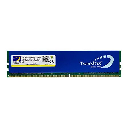 TWINMOS 16 GB DDR4 2666MHZ PC RAM SOĞUTUCULU MDD416GB2666D