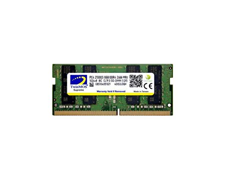 TWINMOS 8GB DDR4 2666MHZ NOTEBOOK RAM MDD48GB2666N Voltaj : 1.2V