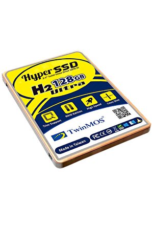 TwinMOS 128GB 2.5" Sata3 580Mb-550Mb/s 3DNAND (TM128GH2UGL) SSD Disk