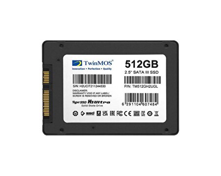 Twinmos TM512GH2UGL Sata 3.0 512 GB SSD