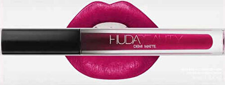 HUDA BEAUTYLadies Demi Matte Cream Lipstick 3.6 ml Passionista Makeup Ruj