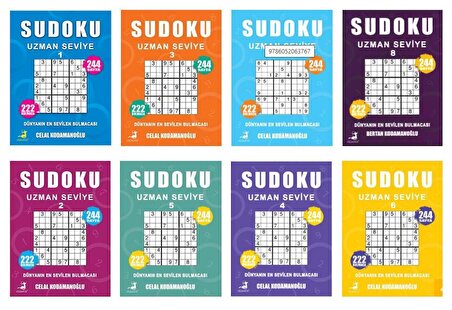 Uzman Seviye Sudoku Seti (8 Kitap)