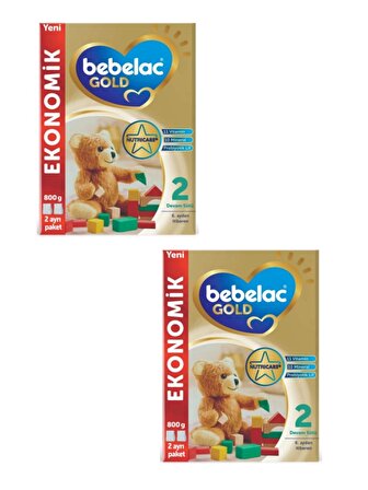 Bebelac Gold 2 Devam Sütü 6 - 12 Ay 800 G X 2 Adet Avantaj Paketi