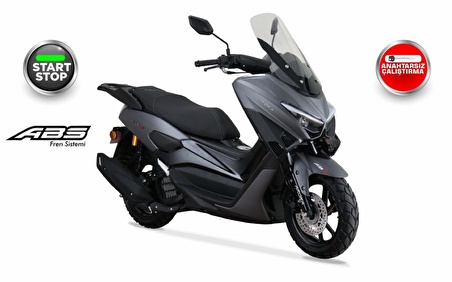 Arora MAX-T 150 cc Euro 5 Scooter Motorsiklet (Akıllı Telefon ile Tam bağlantılı)